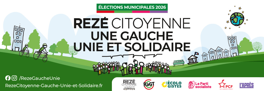 Rezé Citoyenne, une gauche unie et solidaire